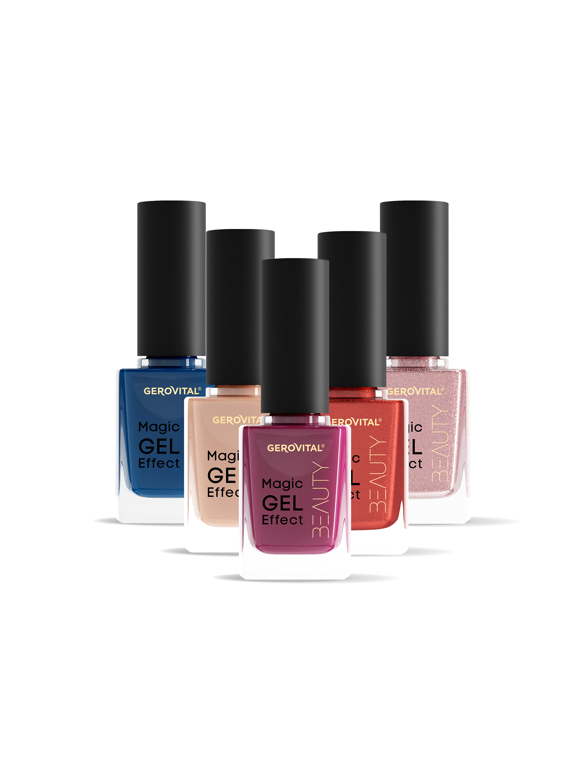 Lac de Unghii Magic Gel Effect, Gerovital Beauty, 11 ml